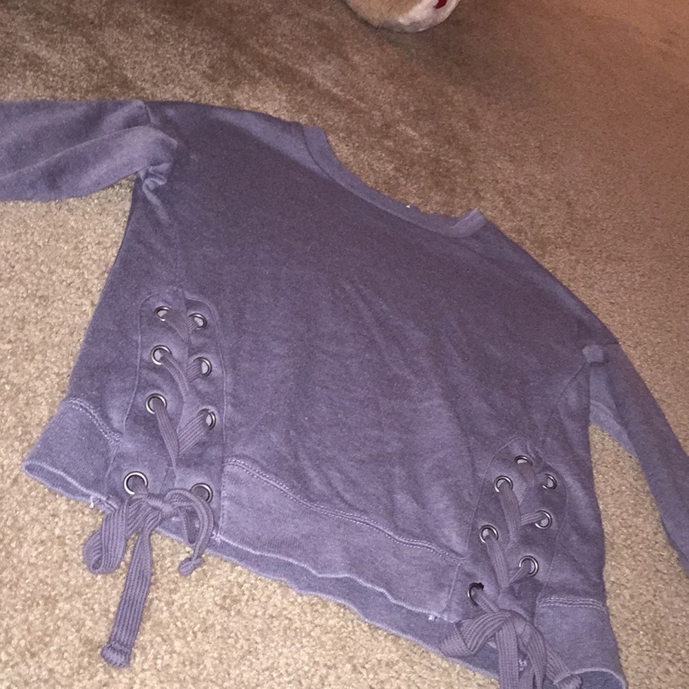 Pink Navy blue sweater